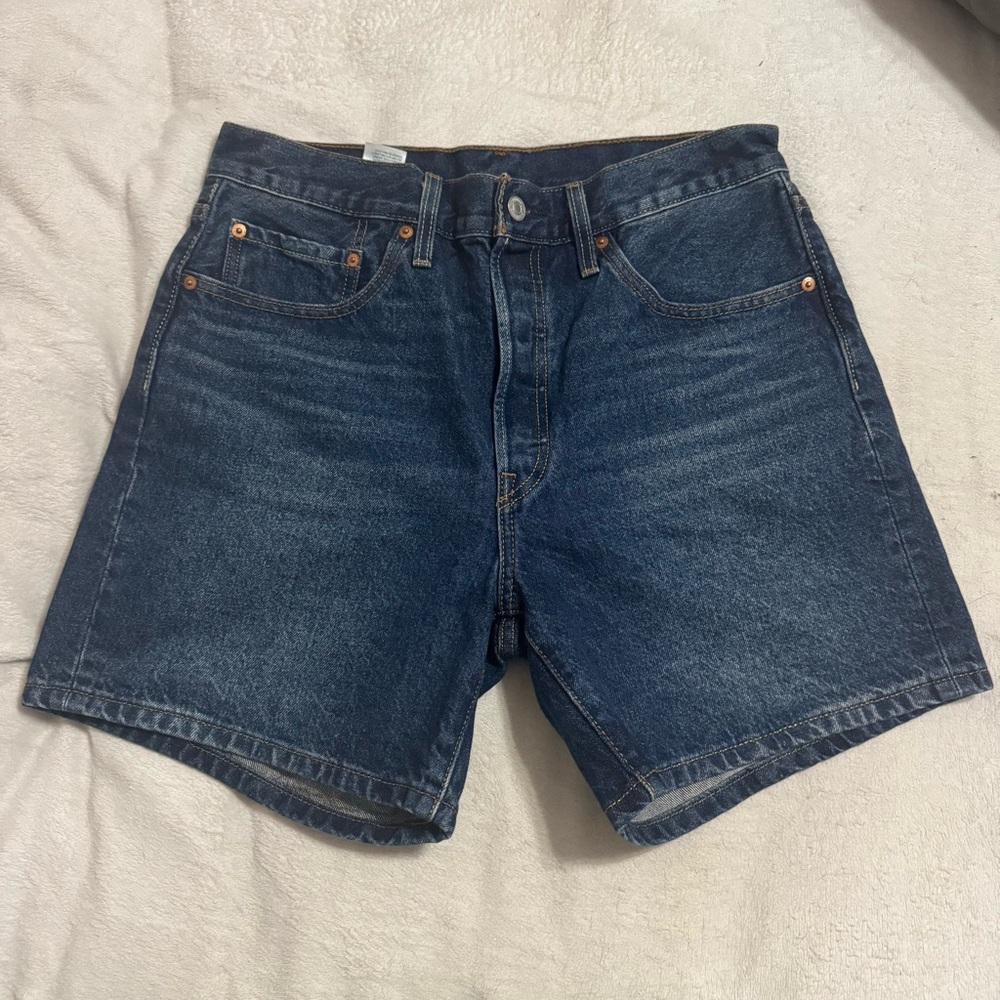 NWOT Levi's Classic 501 Blue Denim Shorts